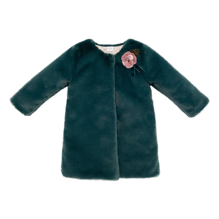 Aroma Pine Green Fur Coat