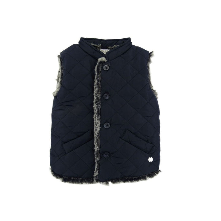 Blue Indigo Knit Mariposa Waistcoat
