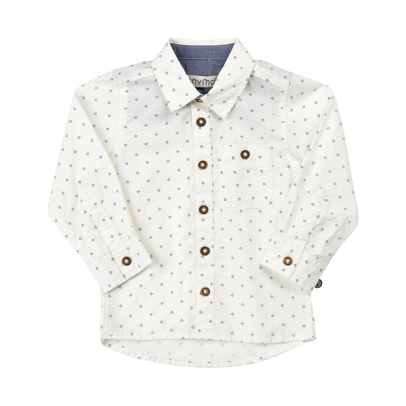 White Patterned Shirt