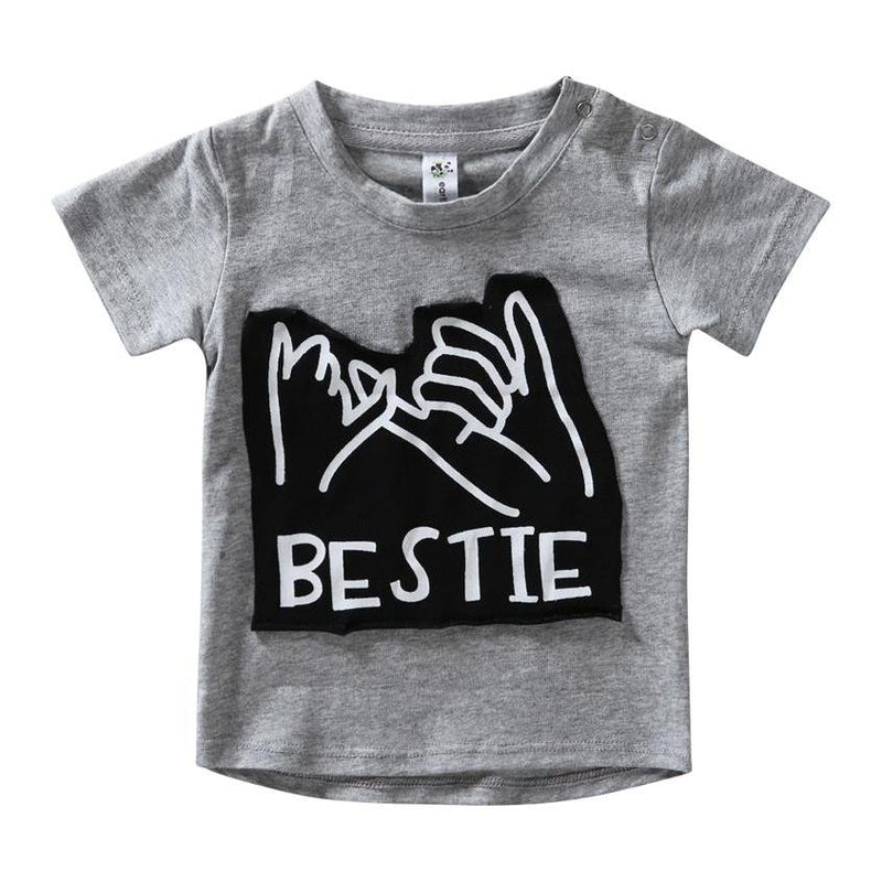 Grey Bestie Short Sleeve Tee