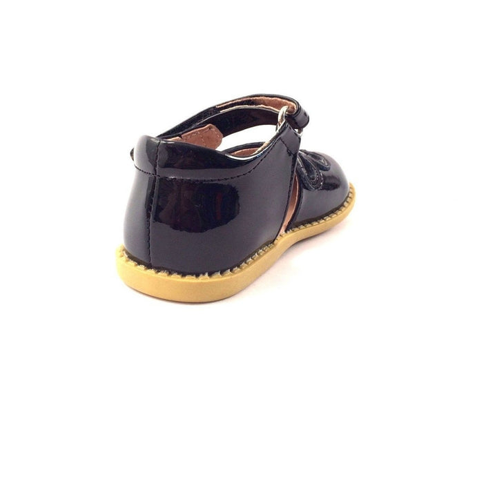 Petal Black Patent Leather Shoes