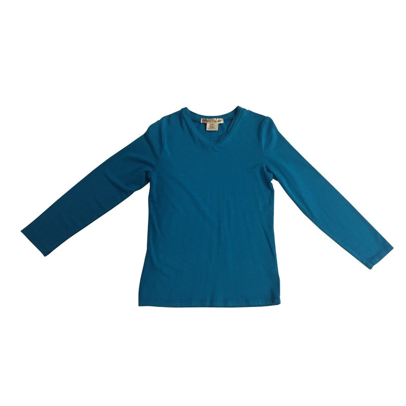 Blue Vneck Shirt