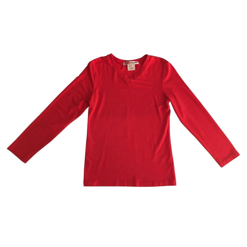 Orange Vneck Shirt