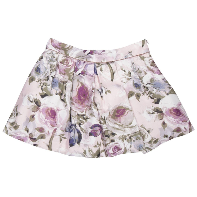 Floral Woven Skirt
