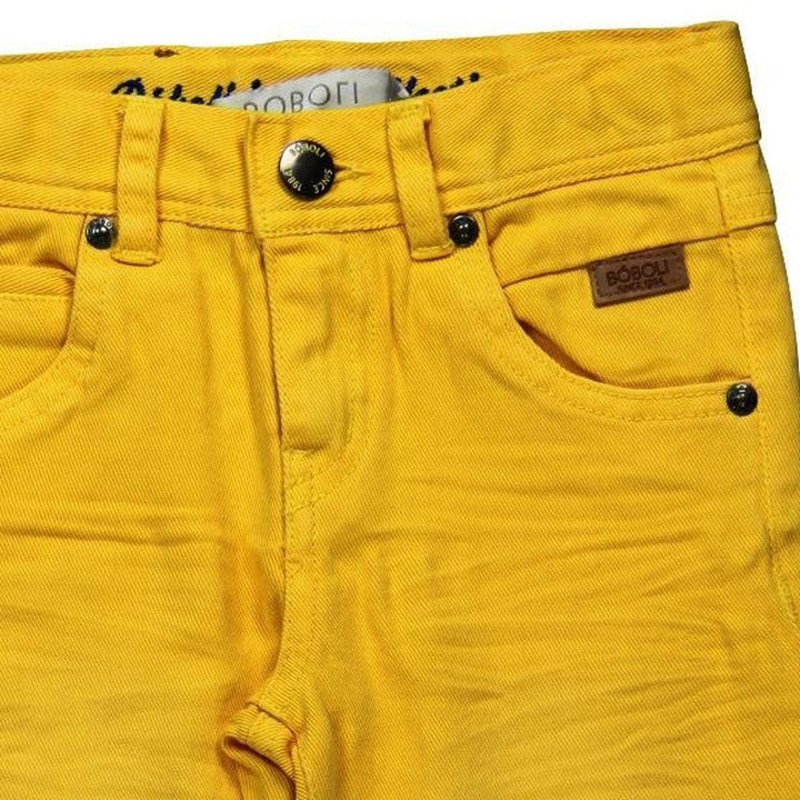 Yellow Denim Trousers