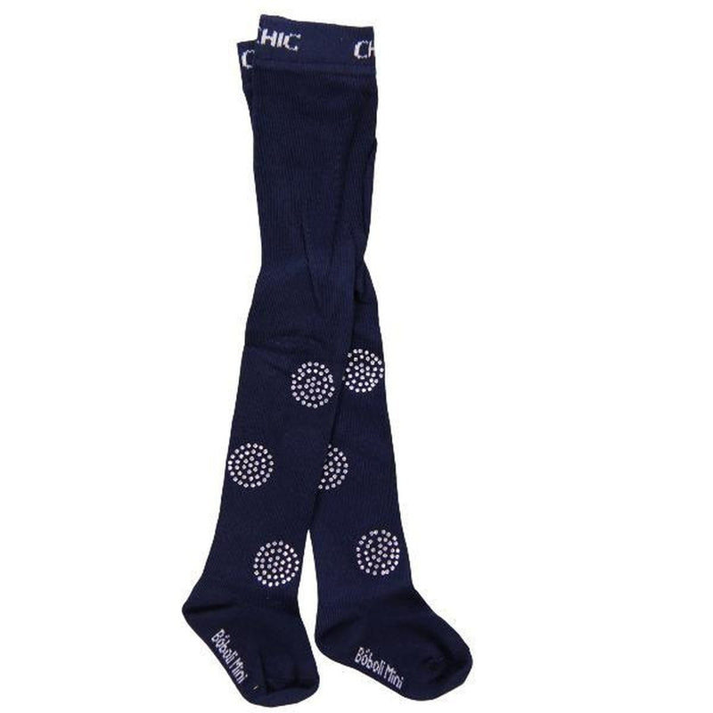 Navy Diamond Swirled Tights