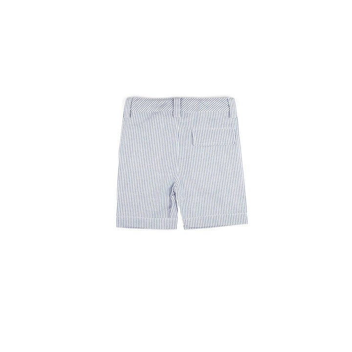 Shirt / Seersucker Shorts / Snap Bow Tie Set