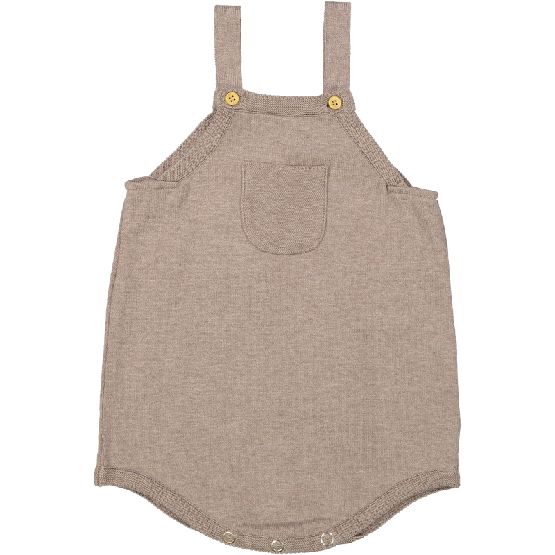 Taupe Knit Overall