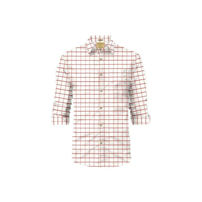 Rosewood Checked Botton Up