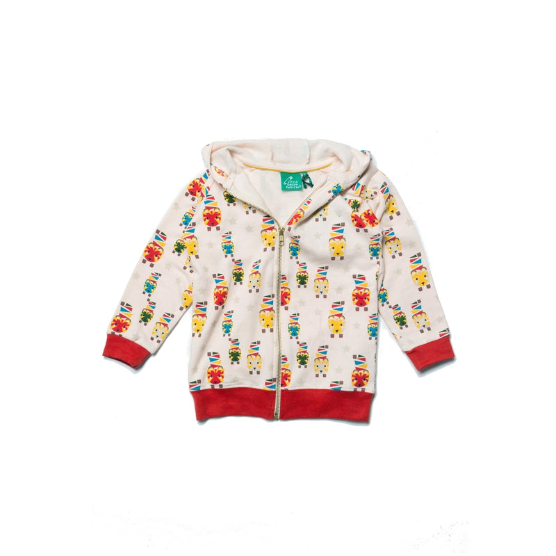 Brushed Cotton Tiger Sweat Jacket