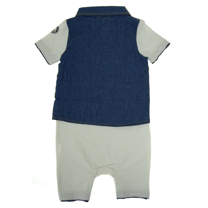 Real Denim Vest Romper