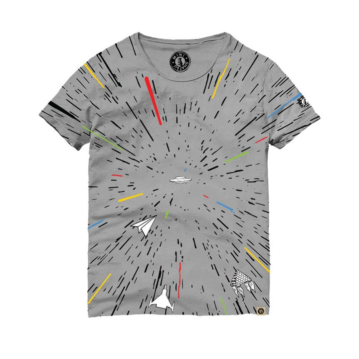 Space Travel Grey Tshirt