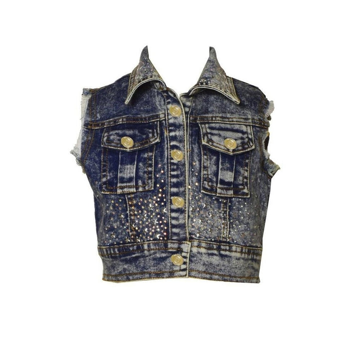 Stoned Denim Vest