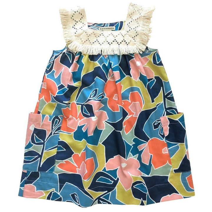 Wild Floral Baja Fringe Sundress
