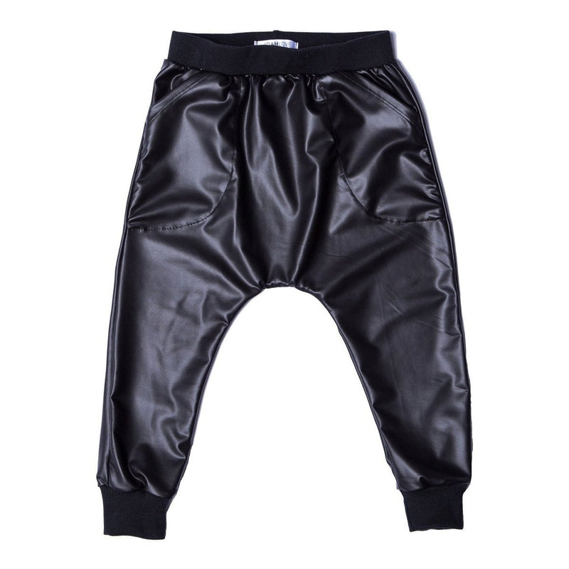 Faux Leather Harem Pant