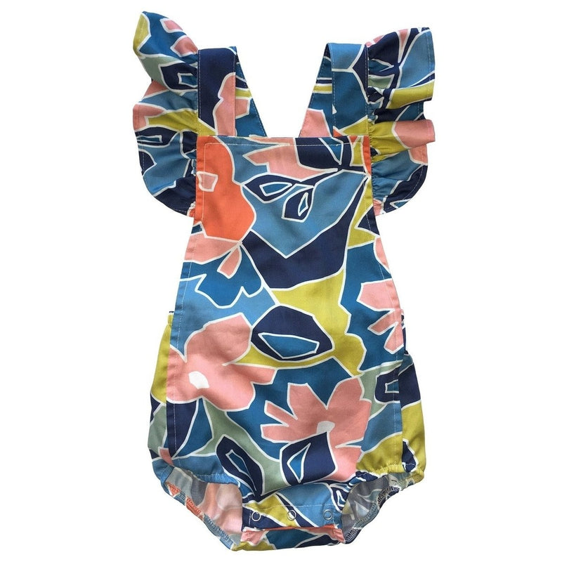 Floral Pinwheel Playsuit