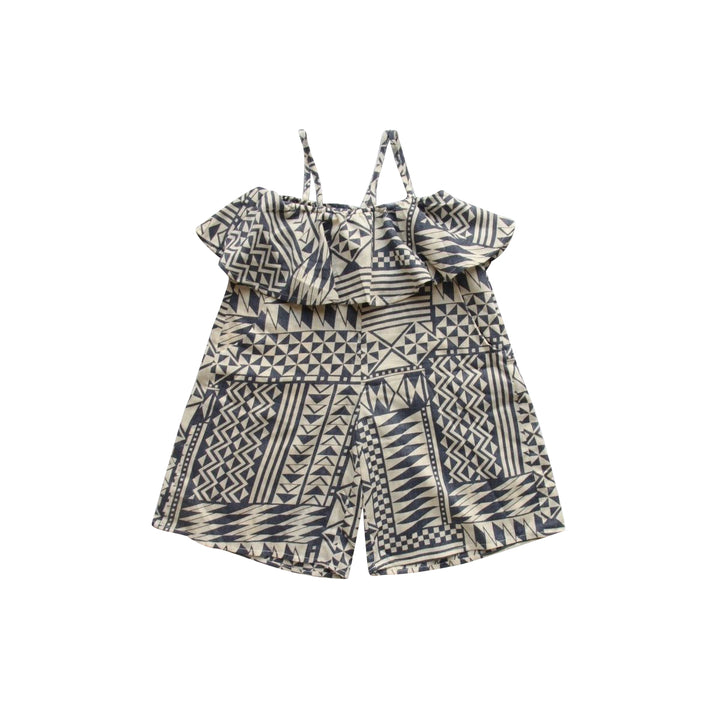 Batik Petra Ruffle Romper