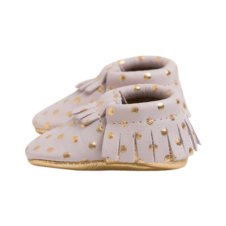 Blush and Gold Heirloom Moccasin