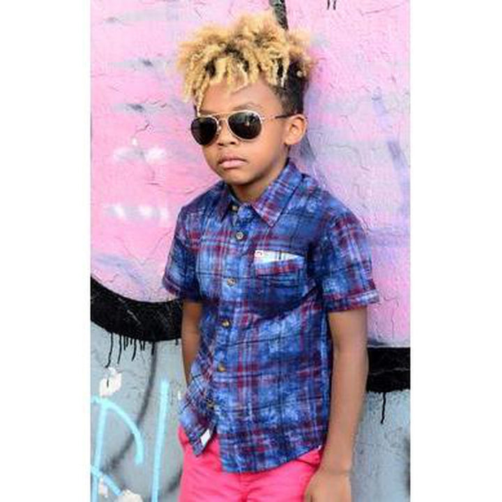 Deep Water Plaid Mossman Shirt