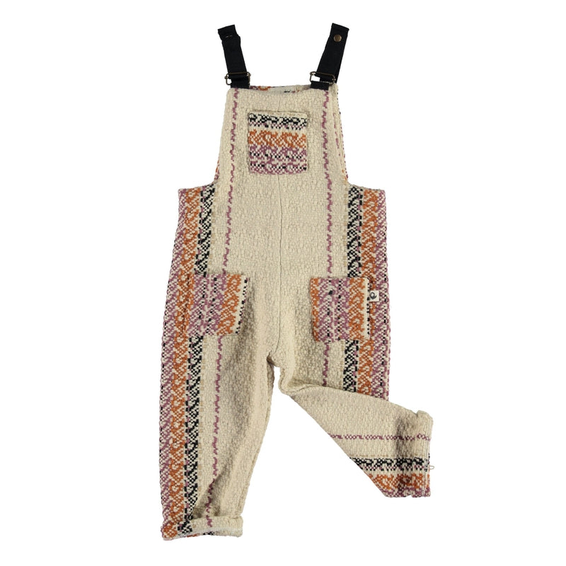 Colored Striped Dungarees