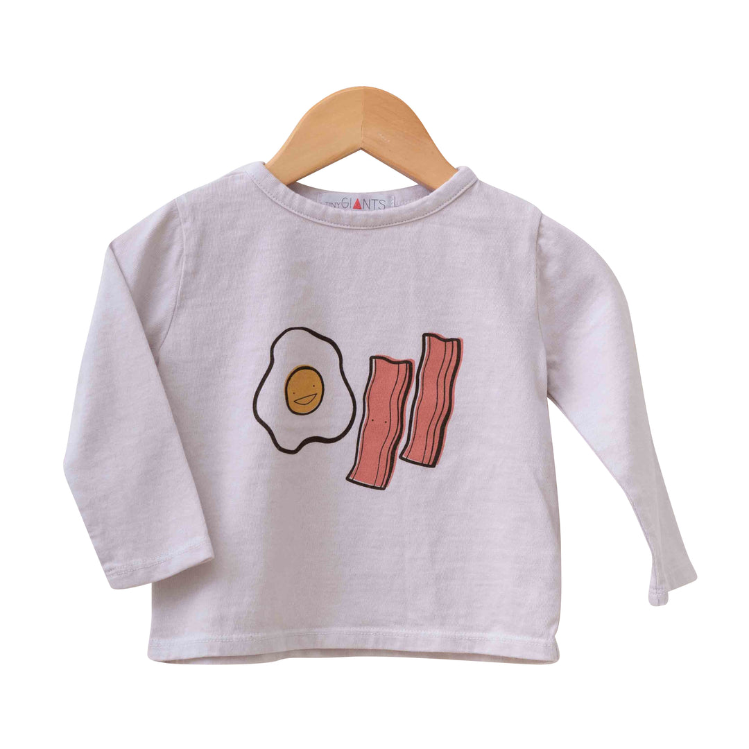 Egg and Bacon Graphic L/S Shirt