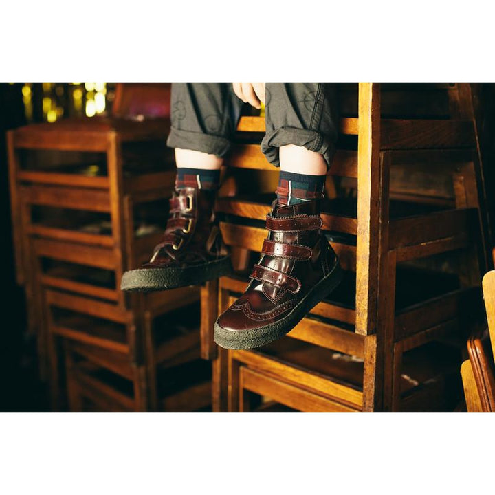 Freddie High Shine Leather Boot