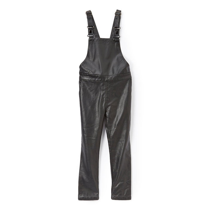 Faux Leather Overall