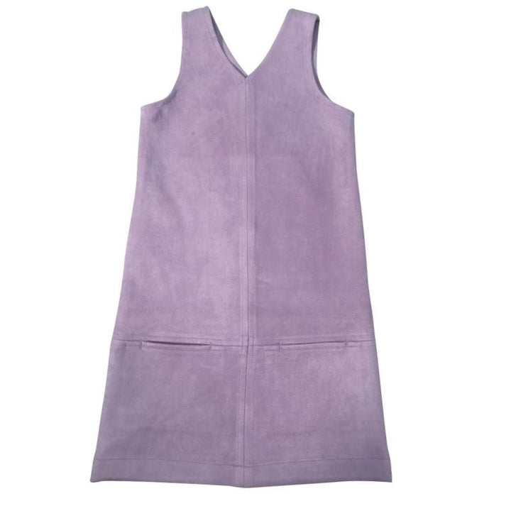 Lilac Faux Suede Dress