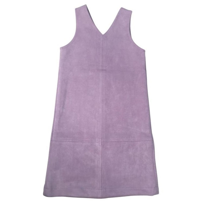 Lilac Faux Suede Dress