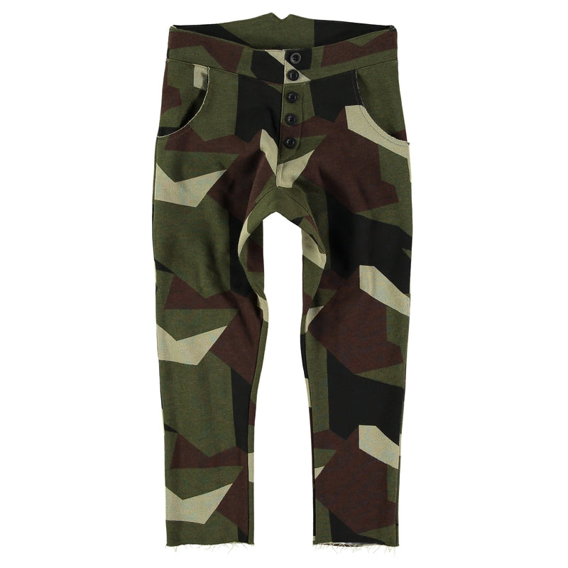 Geo Camo Baggy Pants