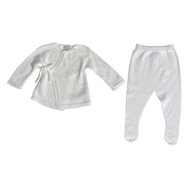 Knit Newborn Cream Sweater And Leggings