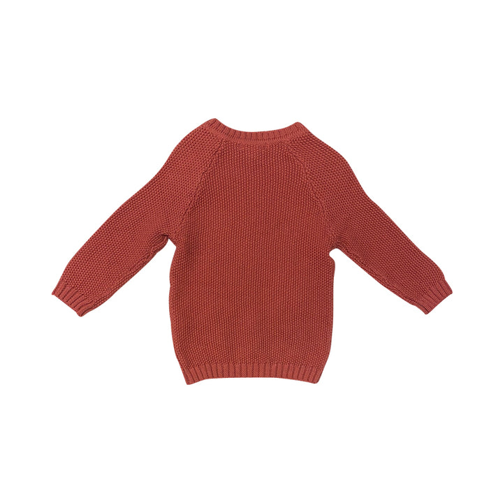 Brick Cobble Stitch Pullover Sweater