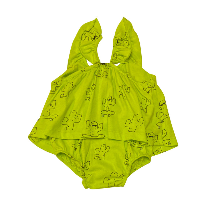 Electric Lime Cactus Onesie