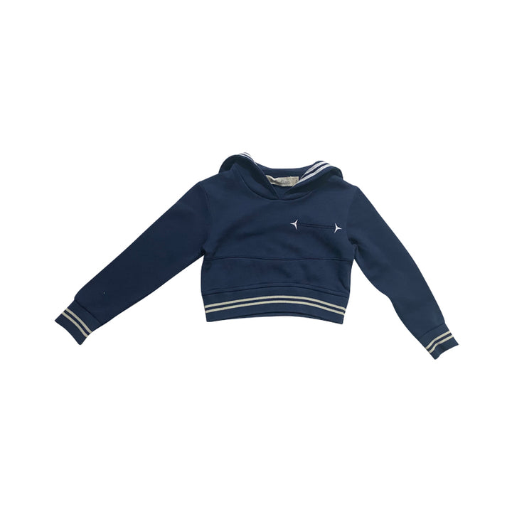 Navy Plush Sweatshirt