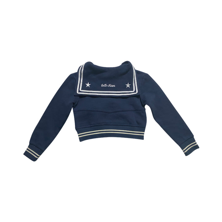 Navy Plush Sweatshirt