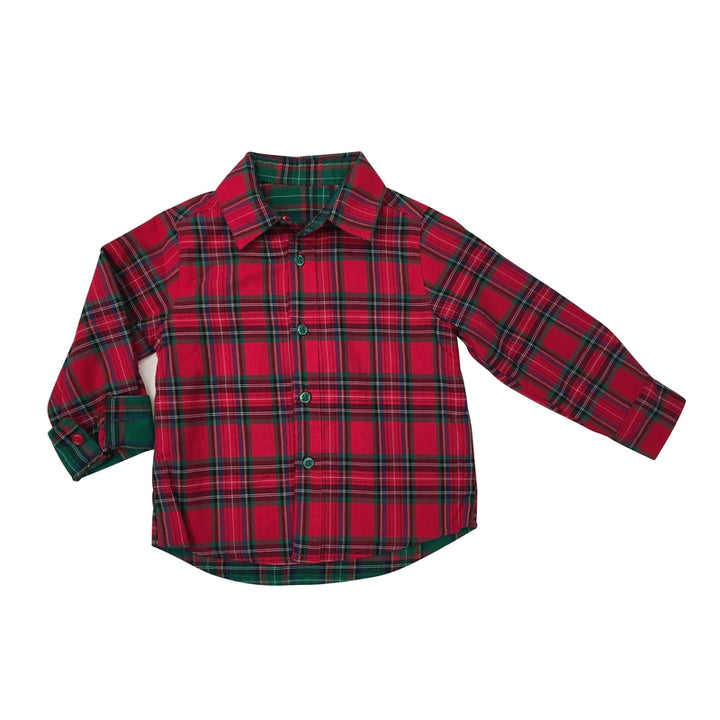 Reversible Plaid Flannel Shirt