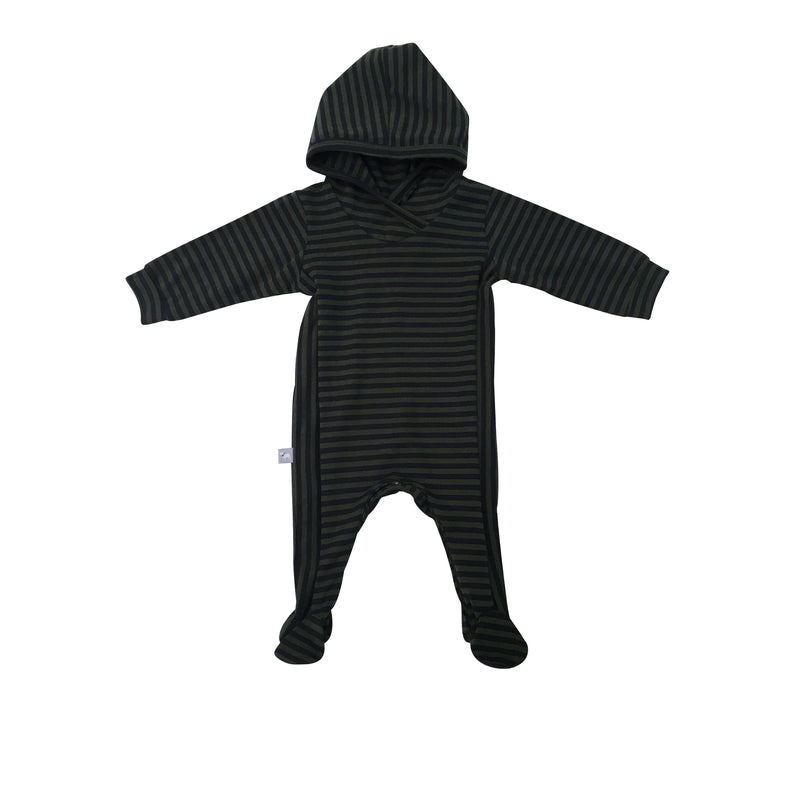 Stripped Hooded Footie