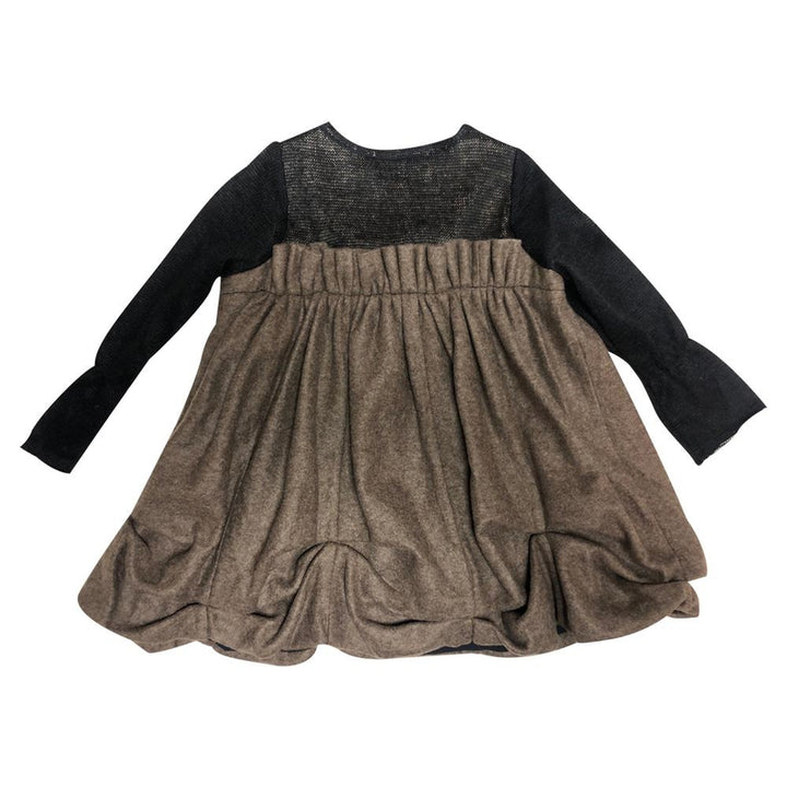 Black And Brown Despina Dress