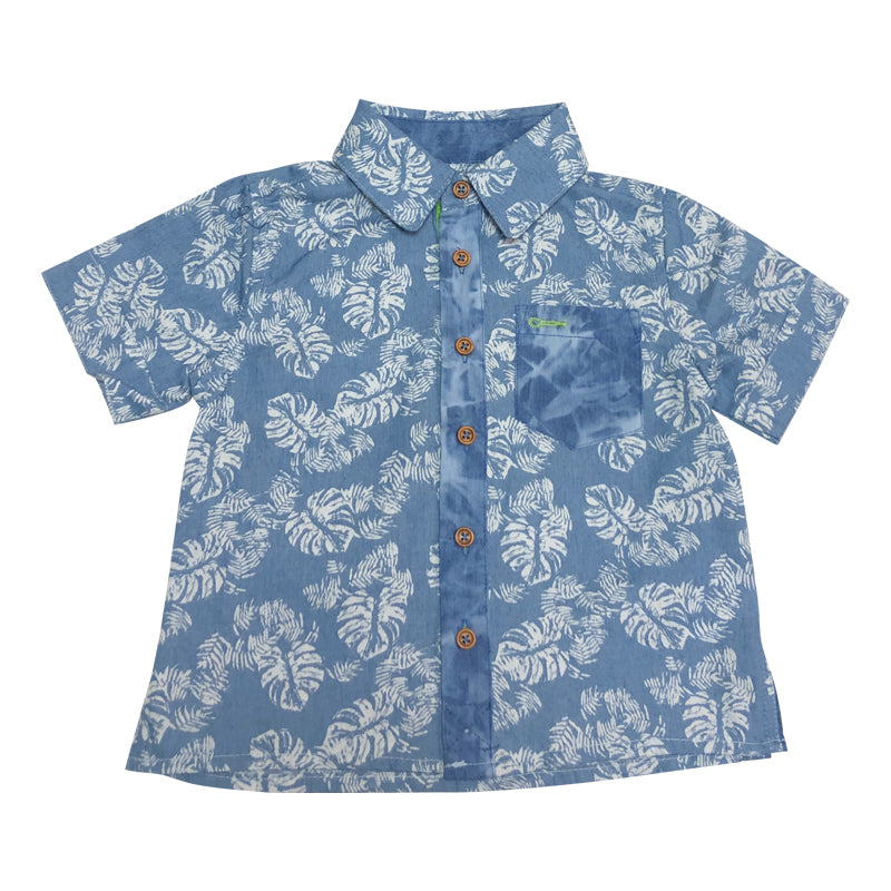 Palm Leaf Short Sleeve Shirt