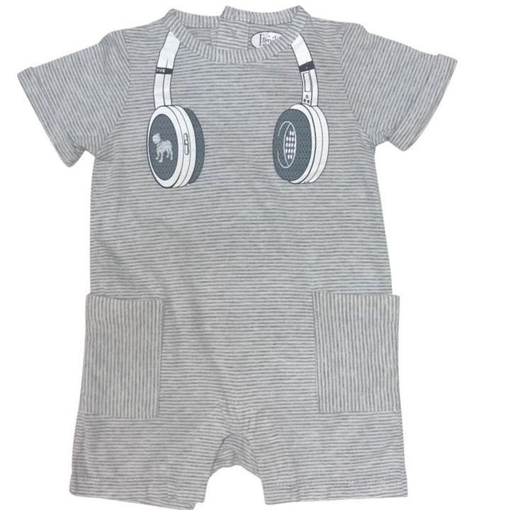 Grey Headphone Romper