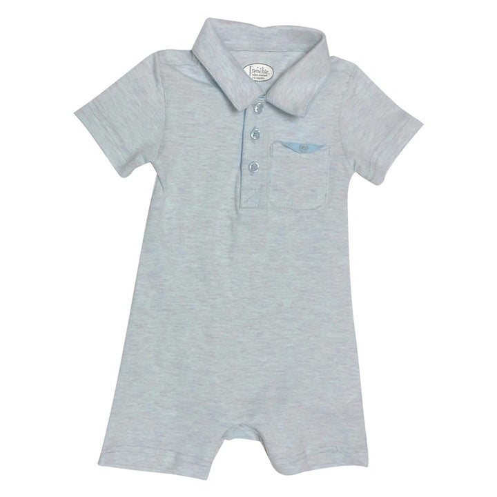 Seaglass Pique Polo Romper