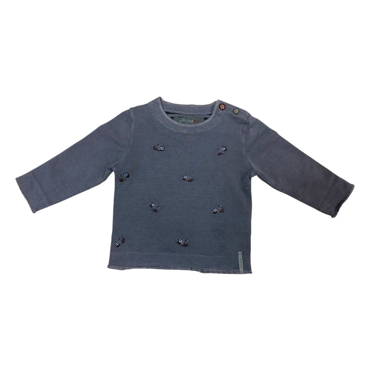 Grey Scooter Shirt
