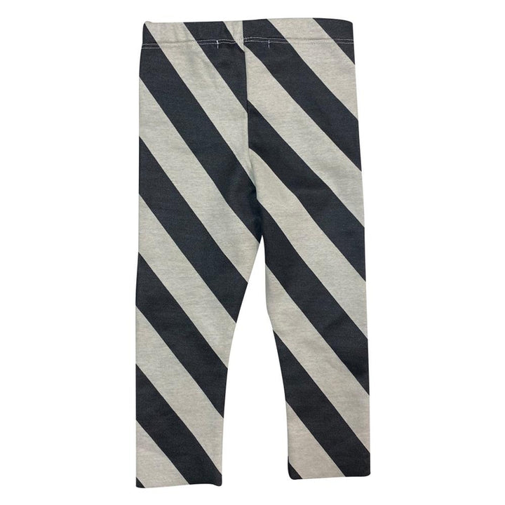 Black and White Striped Leggings