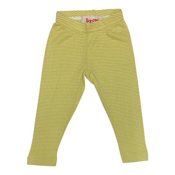 Mint Striped Leggings