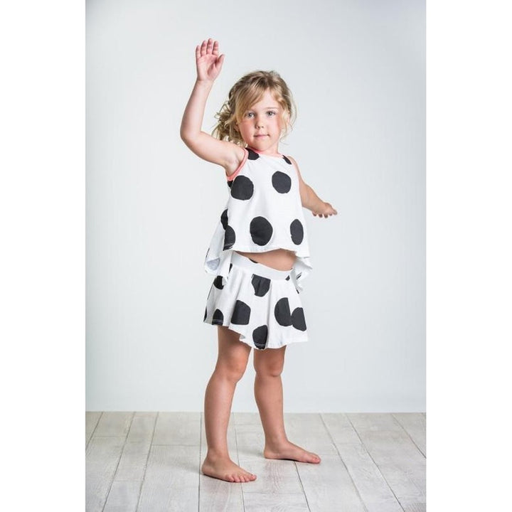 Black Dot & White Skort