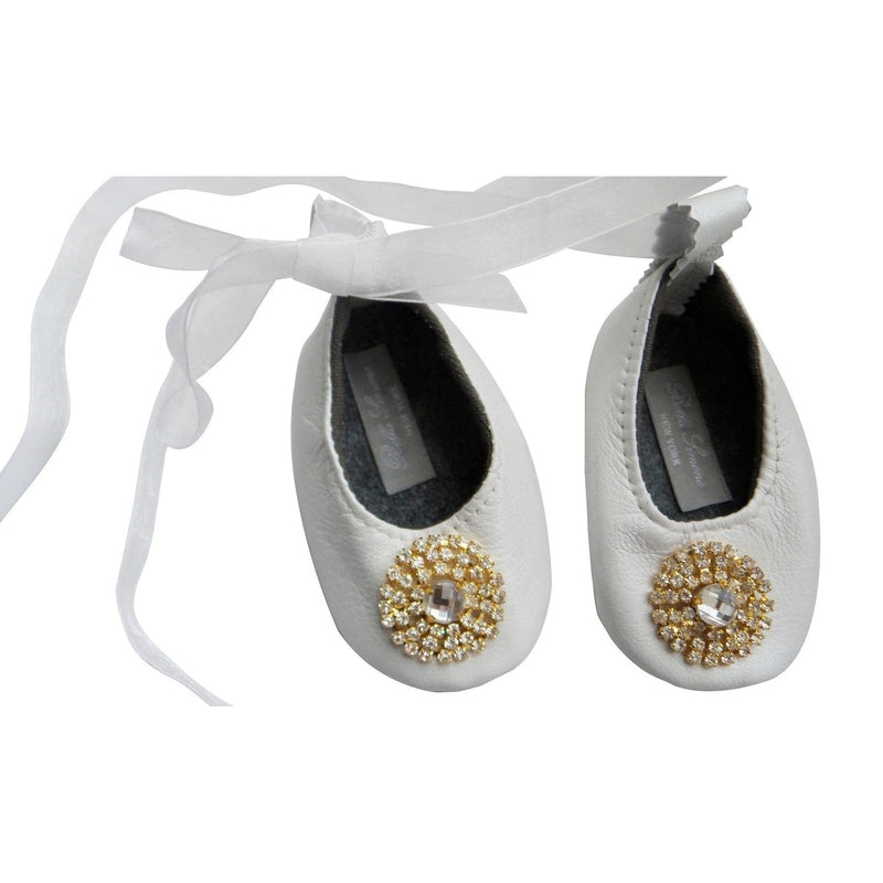 White Lily Ballet Flats