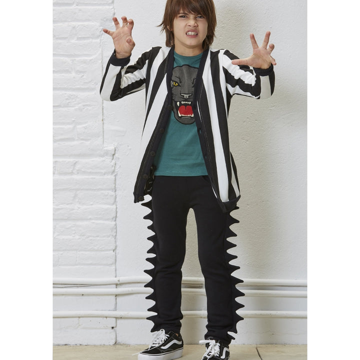 Black Spine Sweat Pants