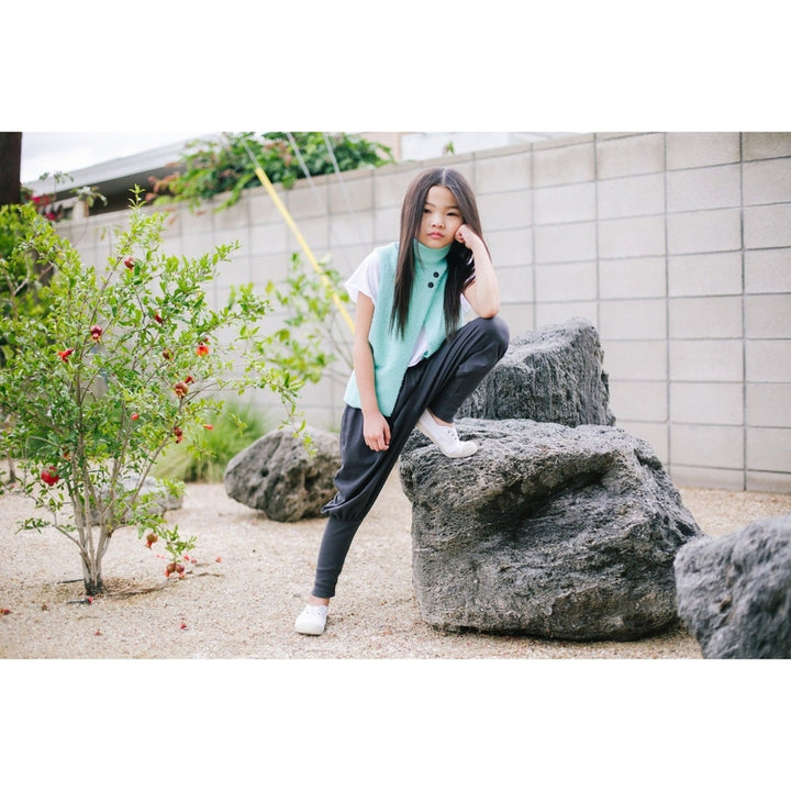 Hang Loose Vest Turquoise