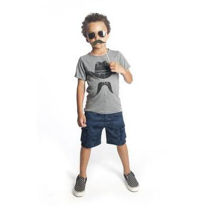 Heather Grey Graphic Short Sleeve Tee