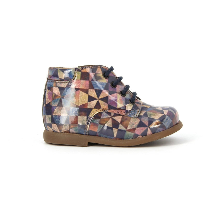 Blue Lilas Retro Boot